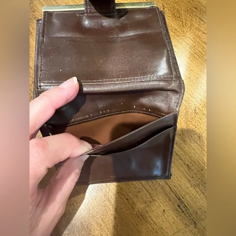 Christian Dior Vintage kiss lock wallet